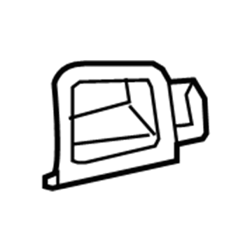 Toyota 72507-AC020-B0 Recline Handle, Light Gray, Driver Side 72507-AC020-B0 Toyota Recline Handle, Light Gray, Driver Side Illustration 1 of 1