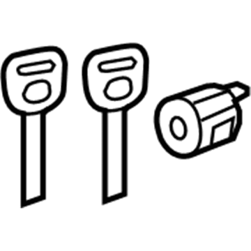 Toyota 69056-AC010 Lock Cylinder