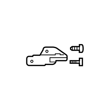 81195-42060 Toyota Repair Bracket, Lower Passenger Side Illustration 1 of 1