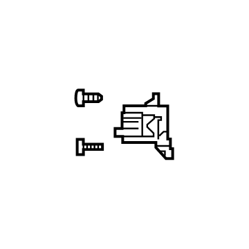 81195-42050 Toyota Repair Bracket, Lower Passenger Side Illustration 1 of 1