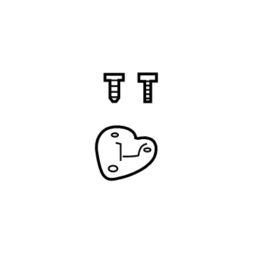 81194-42050 Toyota Repair Bracket, Upper Driver Side Illustration 1 of 1