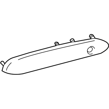 81276-08010-D3 Toyota Cover, Dark Red, Rear Illustration 1 of 1