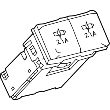 Toyota 85532-60020 USB Port