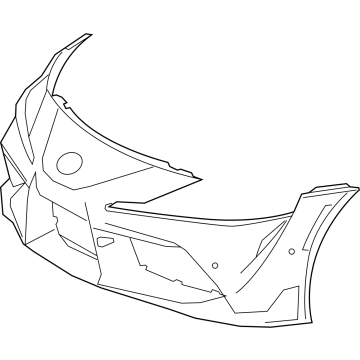 Toyota 52119-WAA06 Bumper Cover