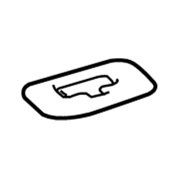 55357-47020 Toyota Cushion, Center Illustration 1 of 1