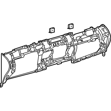 55303-47020 Toyota Instrument Panel, Lower Illustration 1 of 1