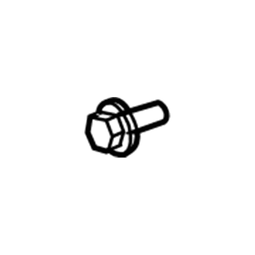 91641-80818 Toyota Mount Bracket Lower Bolt Illustration 1 of 1