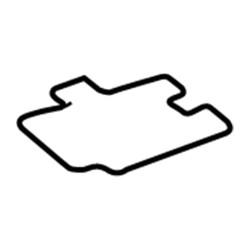 55356-47040 Toyota Cushion, Outer Passenger Side Illustration 1 of 1