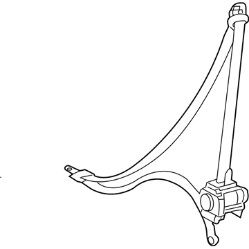 Scion 73220-21110-B0 Belt & Retractor
