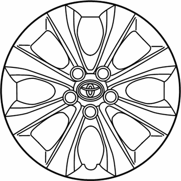 Toyota Corolla Wheel Cover - 42602-02540
