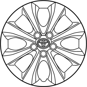 Toyota 42602-02540 Wheel Cover