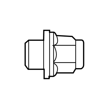 90942-01061 Toyota Wheel Nut Illustration 1 of 1