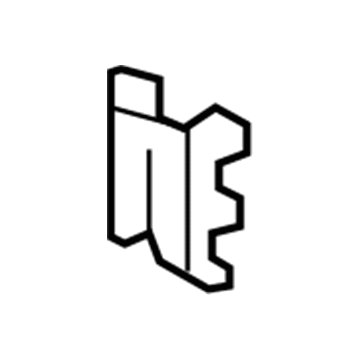 64191-0C020 Toyota Seat Belt Anchor, Passenger Side Illustration 1 of 1