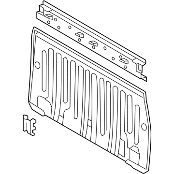 64101-0C093 Toyota Back Panel, Rear Illustration 1 of 1
