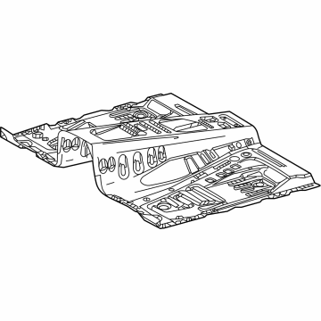 Toyota 58111-0C200 Front Floor Pan