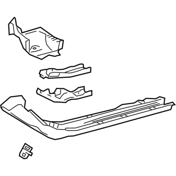 Toyota 57023-F4011 Rear Sidemember