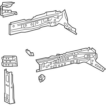 Toyota 57101-10910 Sidemember
