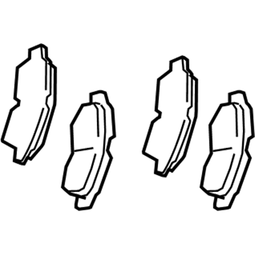 Toyota Matrix Brake Pads - 04465-02240