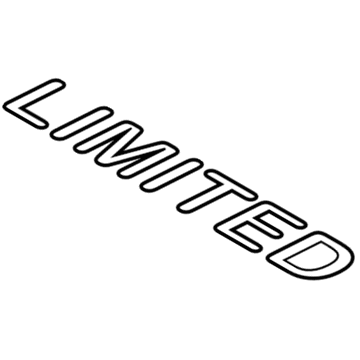 Toyota 75443-AC110 Nameplate