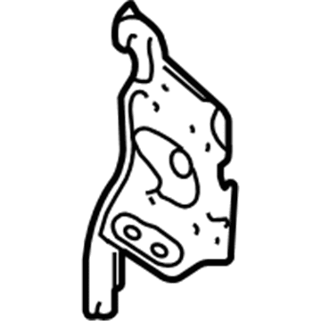 Toyota 86212-52200 AM/FM CD Mount Bracket