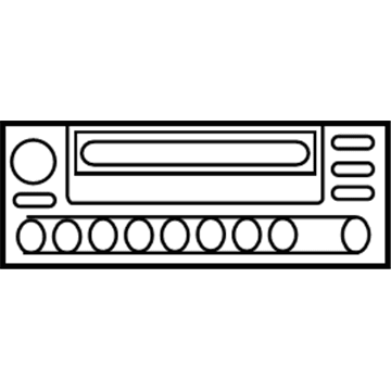 Toyota 86120-52060 AM/FM CD Cass