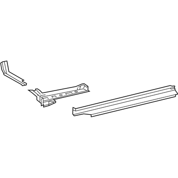 Toyota 57027-04010 Sidemember Assembly