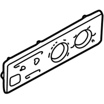 Toyota 55519-35141 Heater Control Bezel