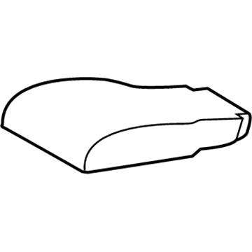 71071-0C611-B0 Toyota Cushion Cover, Center Illustration 1 of 1