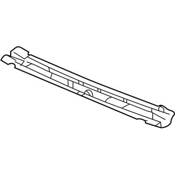 63132-20250 Toyota Windshield Header, Front Illustration 1 of 1
