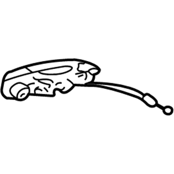 Toyota Sienna Exterior Door Handle - 69230-08020-E1