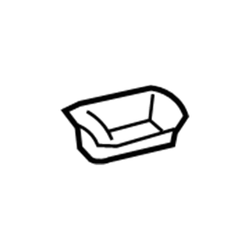 64749-06010 Toyota Striker Cover, Rear Illustration 1 of 1