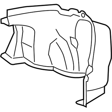 64721-06160-C0 Toyota Trunk Side Trim, Inner Passenger Side Illustration 1 of 1
