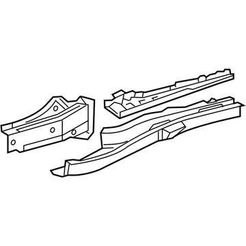 Toyota 57612-06913 Rear Rail