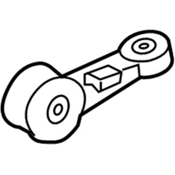 12363-0P141 Toyota Rod, Engine Moving Control Illustration 1 of 1