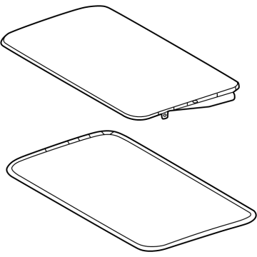 Toyota 63201-35110 Sunroof Glass