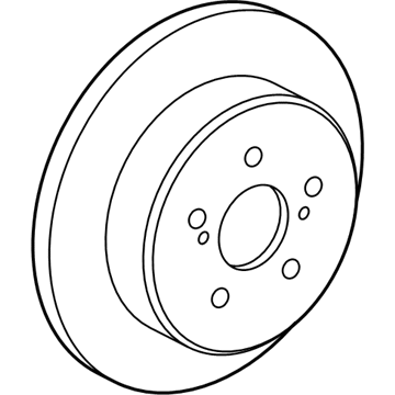Toyota Corolla Brake Rotor - 42431-02310