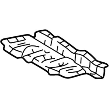 Toyota 57666-35010 Floor Crossmember Reinforcement