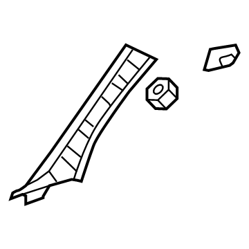 Toyota 62210-AK010-C1 Windshield Pillar Trim