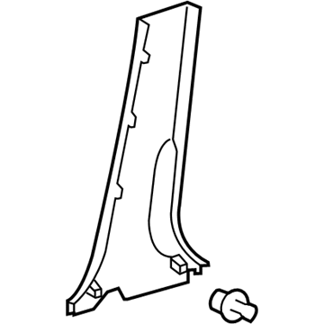 Scion 62413-12340-B0 Lower Center Pillar Trim