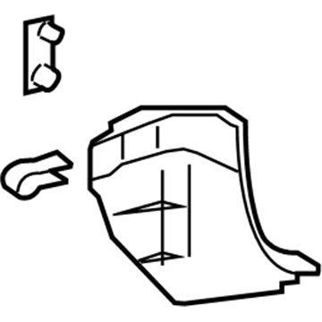 Scion 62111-12360-B0 Cowl Trim