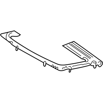 63142-48010 Toyota Front Reinforcement Illustration 1 of 1