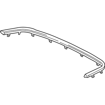 Toyota 75650-17011 Belt Molding