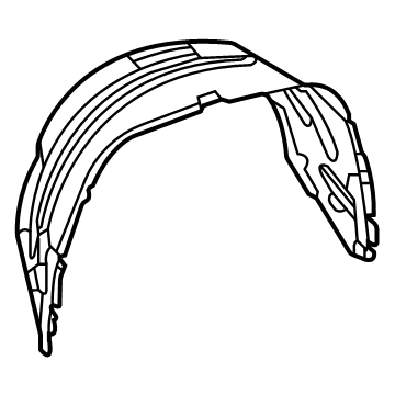 Toyota 65637-AK010 Wheelhouse Liner