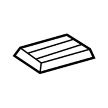 66415-06010 Toyota Headliner Spacer, Passenger Side Illustration 1 of 1