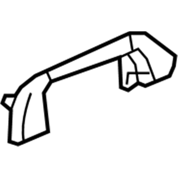 74610-30240-B1 Toyota Assist Strap, Gray, Front Illustration 1 of 1