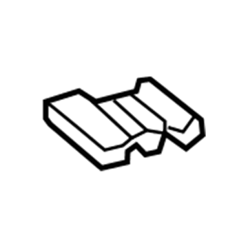 66416-06010 Toyota Headliner Spacer, Passenger Side Illustration 1 of 1