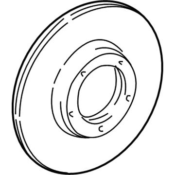 Toyota Tacoma Brake Rotor - 43512-35290