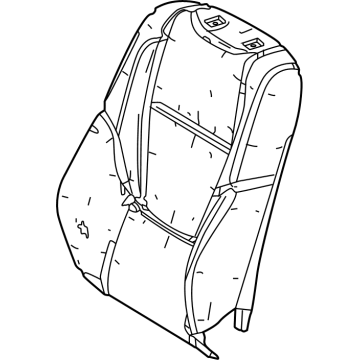 Toyota 71552-60860 Seat Back Pad