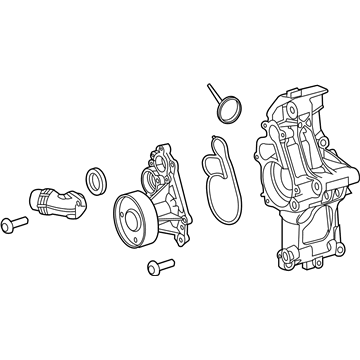 Toyota 16032-WAA01 Water Pump Housing