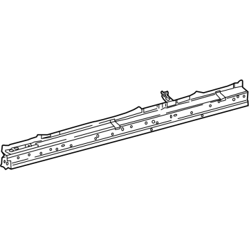 61305-33909 Toyota Rocker Reinforcement, Lower Passenger Side Illustration 1 of 1